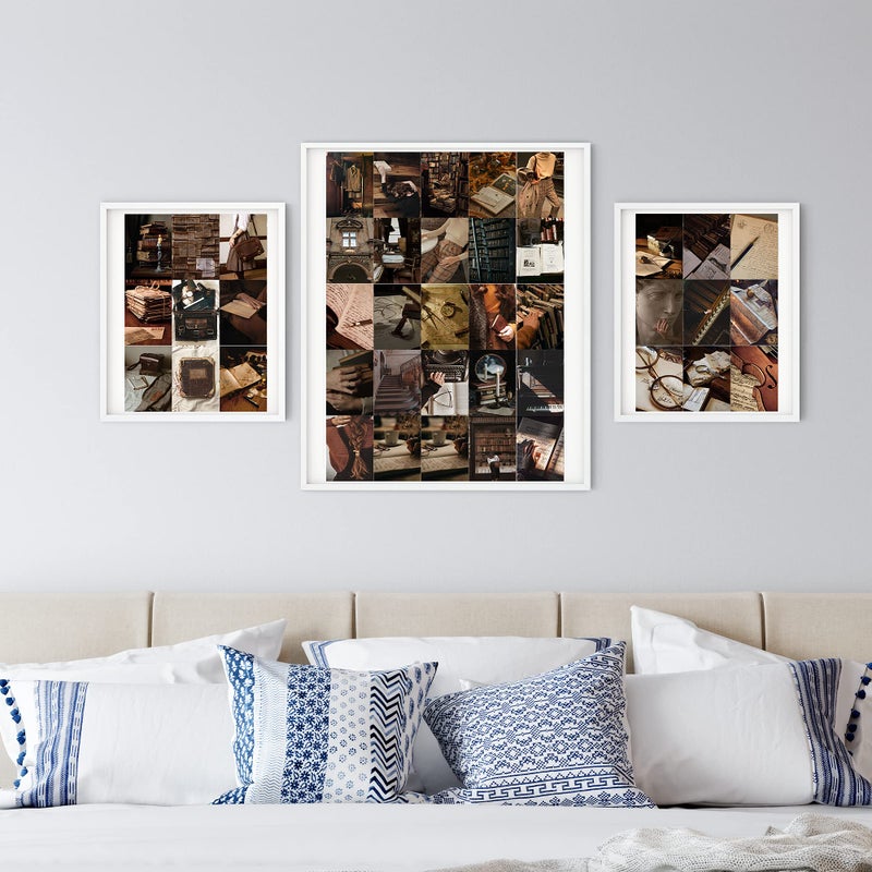 Fardes Dark Academia Room Decor, 50pcs Vintage Wall Collage Kit Aesthetic Pictures, Vintage Posters for Room Aesthetic Stuff Tiktok, Aesthetic Wall Decor for Teen Girls Bedroom, Light Academia Room Decor - Image 5